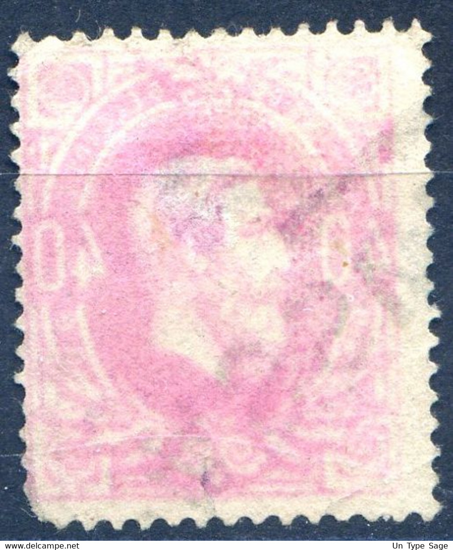 Belgique COB N°34  (recto-verso) - Griffe ASSURE Oblitérante - (F2128) - 1869-1883 Léopold II