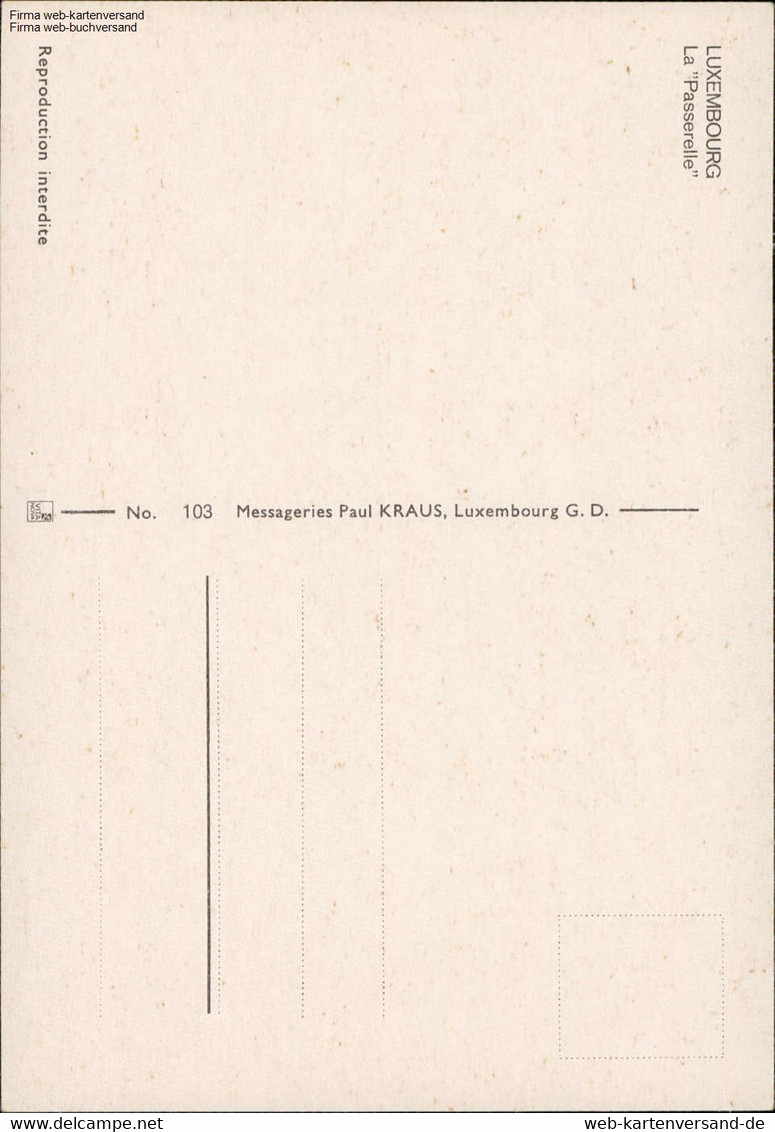 1125932  Luxembourg La Passerelle - Otros & Sin Clasificación