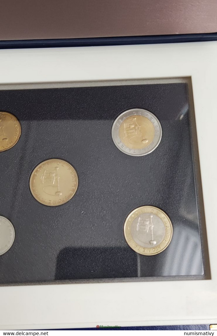 coffret € essai de frappe monétaires 8 pièces EURO Monnaie de Paris