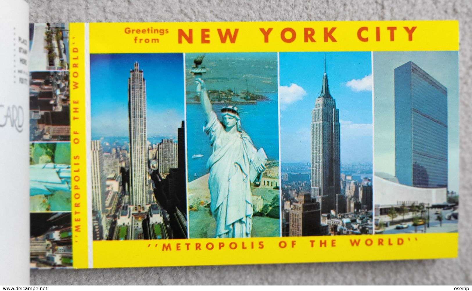 CPM Souvenir Carnet NEW YORK CITY The Gray Line Tour Booklet World Trade Center Empire State Building Manhattan ...