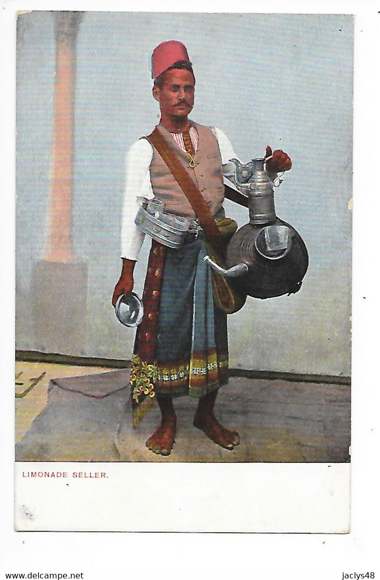 Chromos - LIMONADE SELLER - The CAIRO Postcard Trust N° 74 - Recetas De Cocina