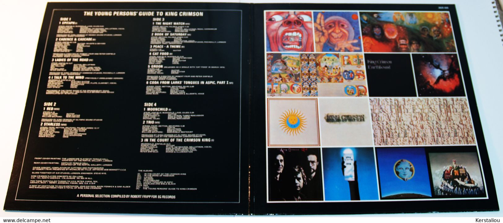 KING CRIMSON – THE YOUNG PERSON' GUIDE TO KING CRIMSON – 2 X LP – 1975 – 2625 035 – Polydor – Made In France - Compilations