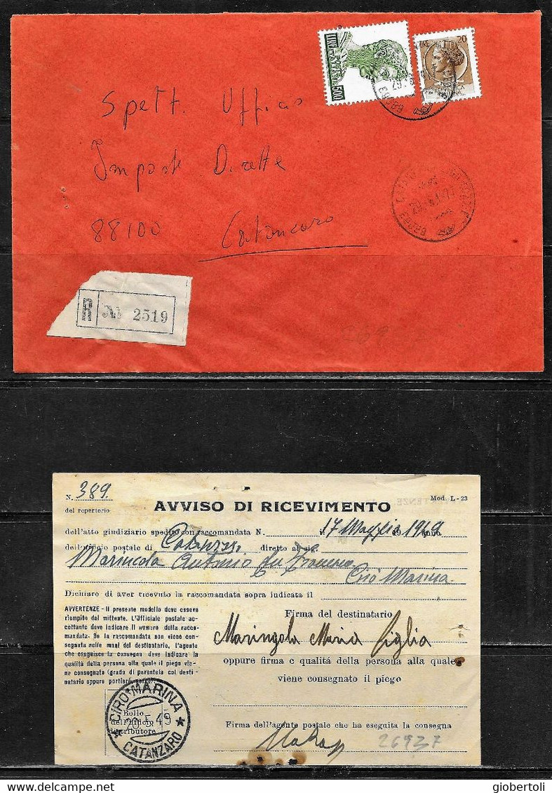 Italia/Italy/Italie: Lotto Di 6 Documenti Postali, Lot Of 6 Postal Documents. Loto Di 6 Documents Postaux - Collections