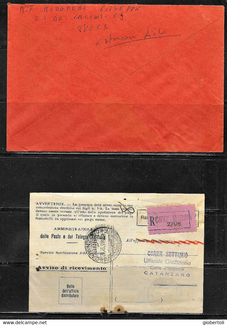 Italia/Italy/Italie: Lotto Di 6 Documenti Postali, Lot Of 6 Postal Documents. Loto Di 6 Documents Postaux - Lotti E Collezioni