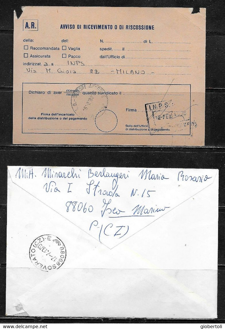 Italia/Italy/Italie: Lotto Di 6 Documenti Postali, Lot Of 6 Postal Documents. Loto Di 6 Documents Postaux - Collections