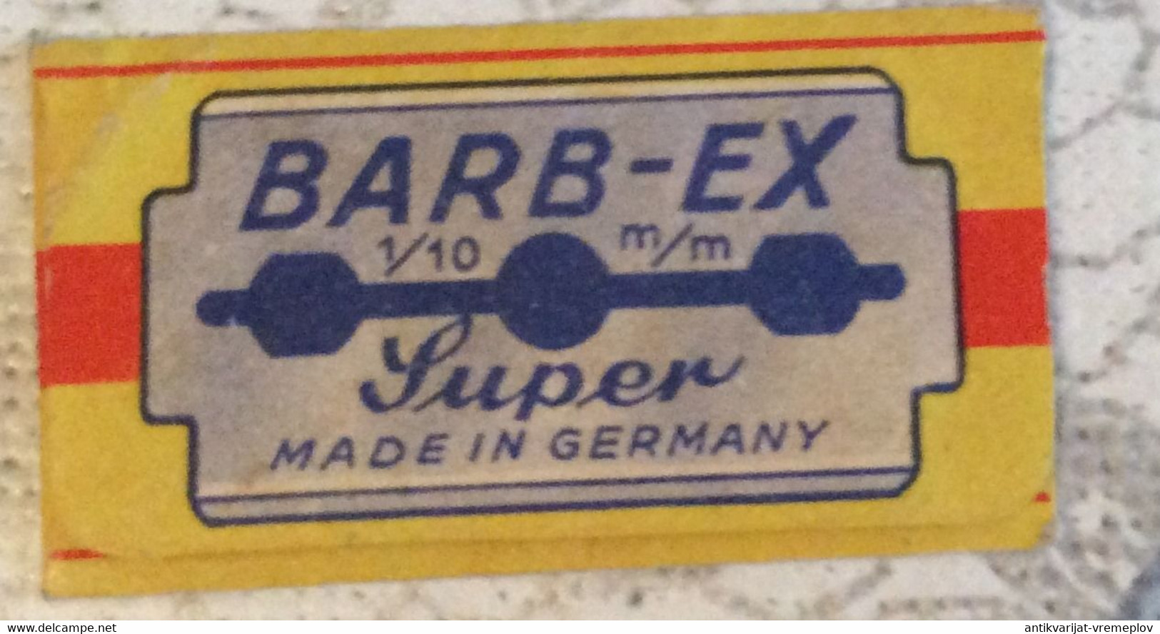VINTAGE RAZOR BLADES ZILETI VEICOLI FAHRZEUGE BARB - EX SUPER MADE IN GERMANY - Razor Blades