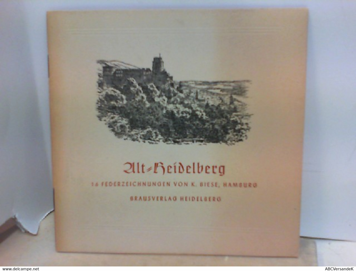 Alt - Heidelberg - 16 Federzeichnungen - Deutschland Gesamt