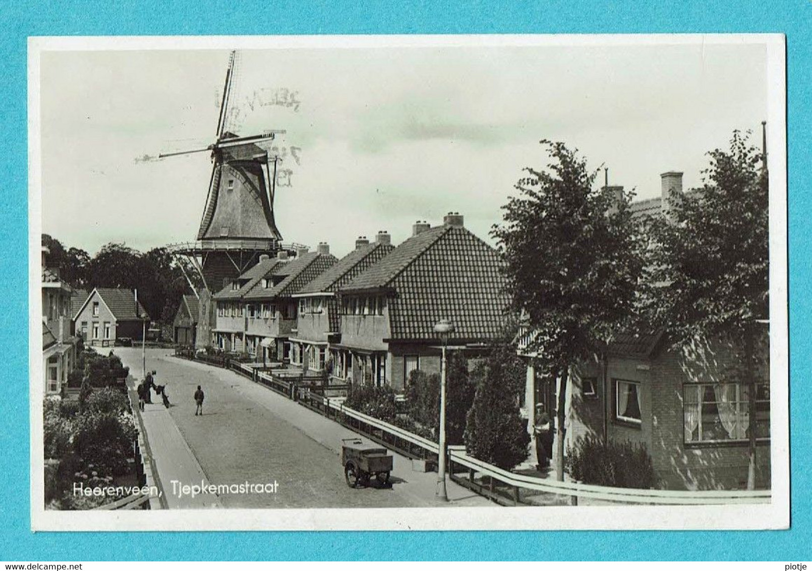 * Heerenveen (Friesland - Nederland) * (Uitgave Gebezo) Tjepkemastraat, Moulin, Molen, Mill, Muhle, Old, Rare - Heerenveen