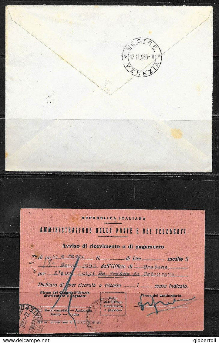 Italia/Italy/Italie: Lotto Di 6 Documenti Postali, Lot Of 6 Postal Documents. Loto Di 6 Documents Postaux - Lotti E Collezioni