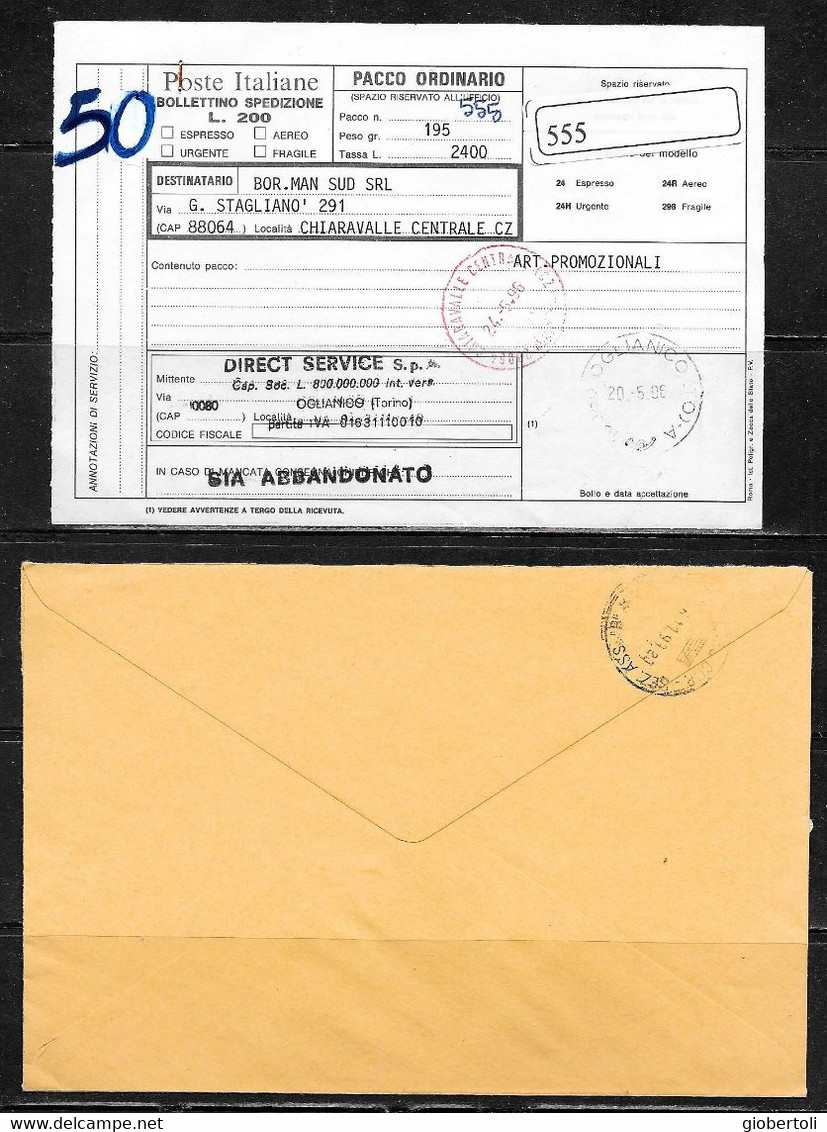 Italia/Italy/Italie: Lotto Di 6 Documenti Postali, Lot Of 6 Postal Documents. Loto Di 6 Documents Postaux - Lotti E Collezioni