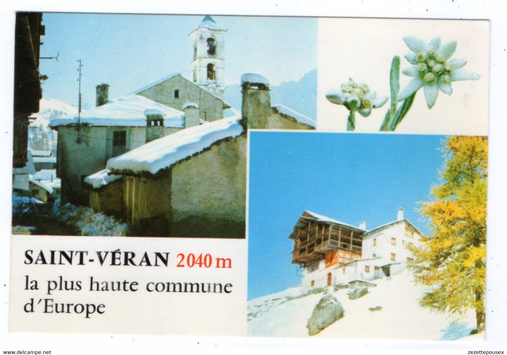 43790-ZE-38-REFLETS DE FRANCE-SAINT-VERAN 2040m-la Plus Haute Commune D'Europe------------multivues - Saint-Vérand