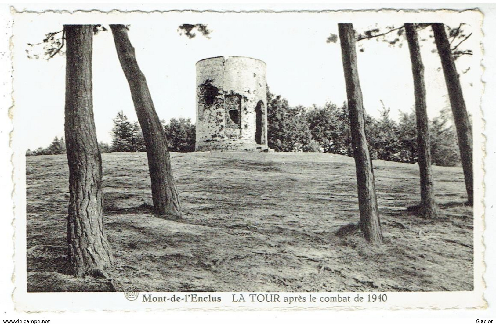 Mont De L' Enclus - La Tour Après Le Combat De 1940 - Edit Patisserie Losa Orroir - Kluisbergen