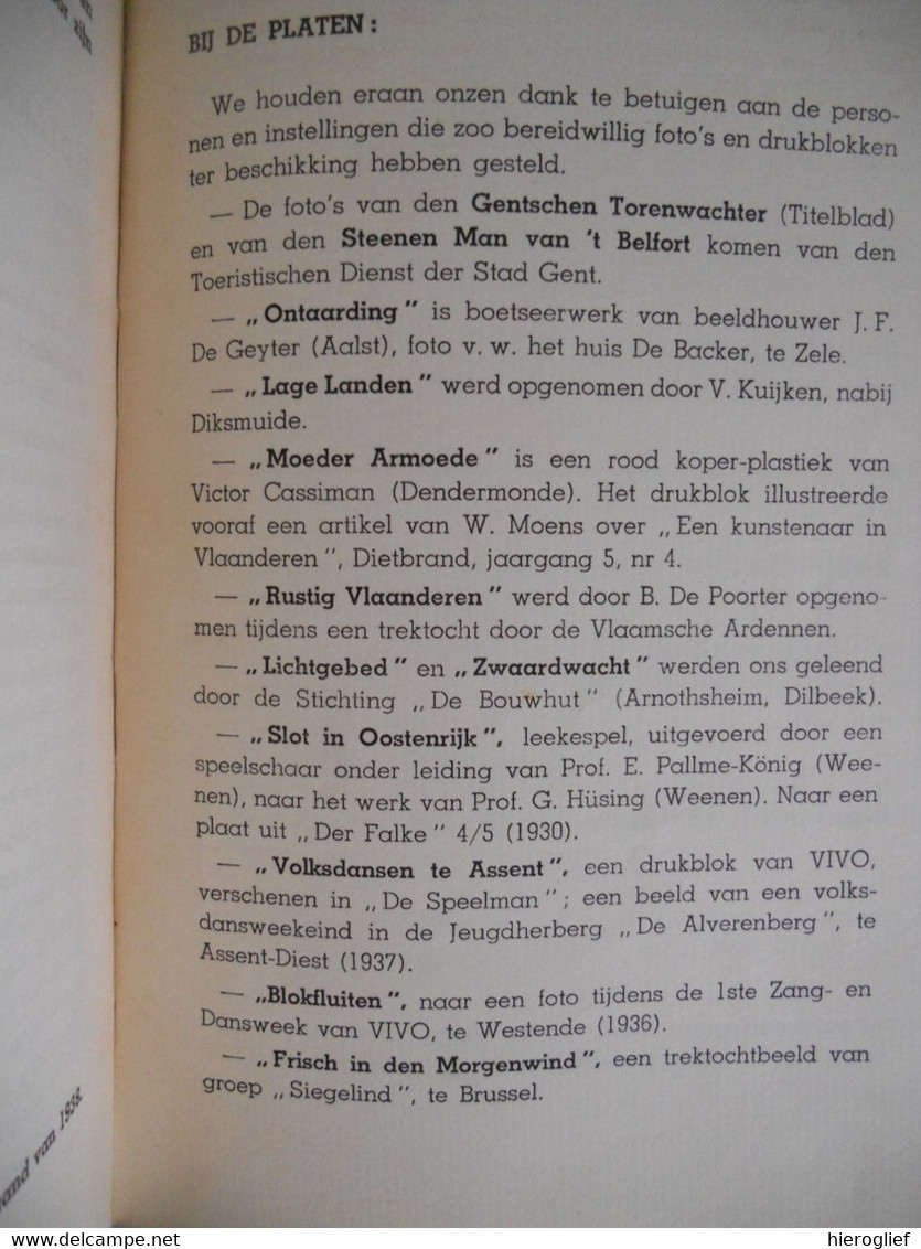 VOLKSCHE OPLEIDING IN JEUGDORGANISATIES door E. Verstraete Dietsche jeugdopleiding volks vlaams vlaanderen