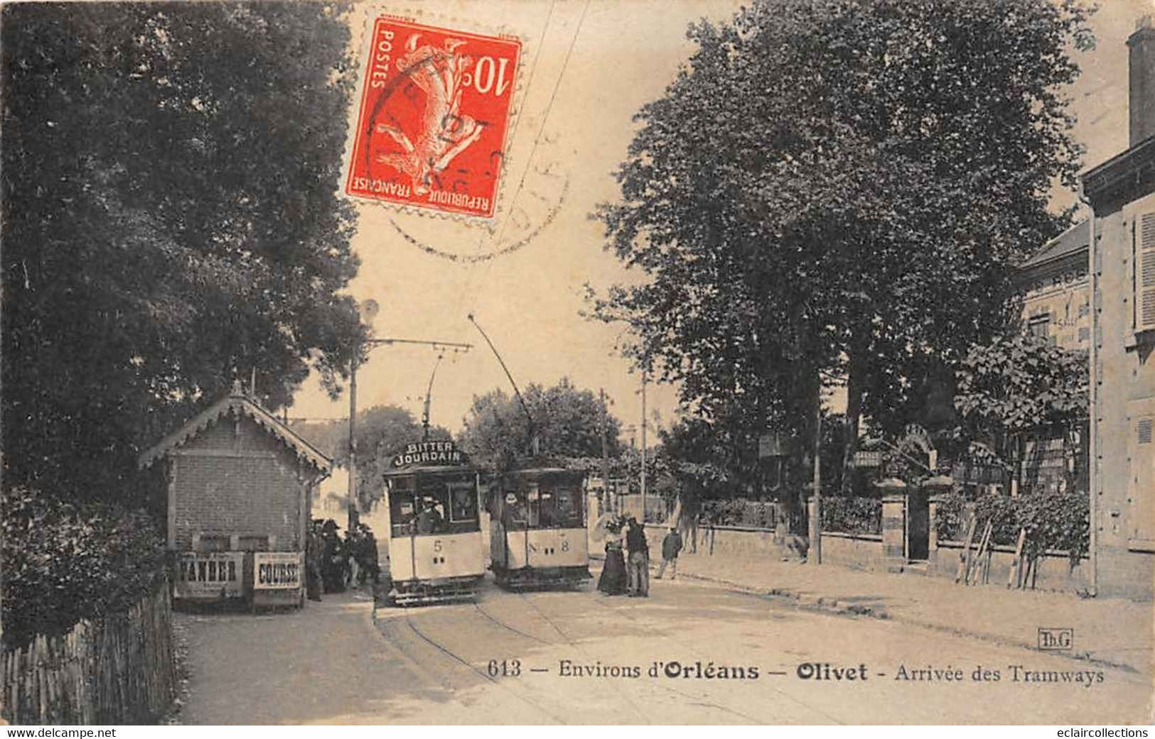 Olivet            45        Arrivée Des Tramways    N° 613    (voir Scan) - Otros & Sin Clasificación