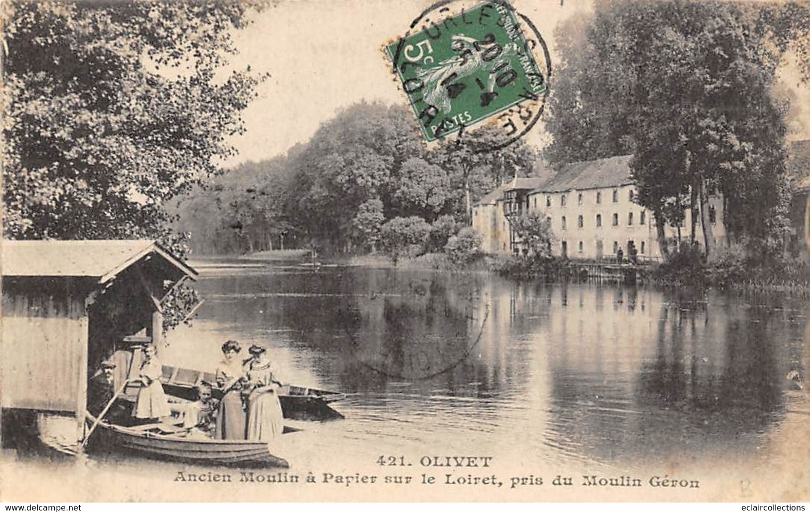 Olivet            45       Ancien Moulin à Papier ; Pris Du Moulin Géron   (voir Scan) - Sonstige & Ohne Zuordnung