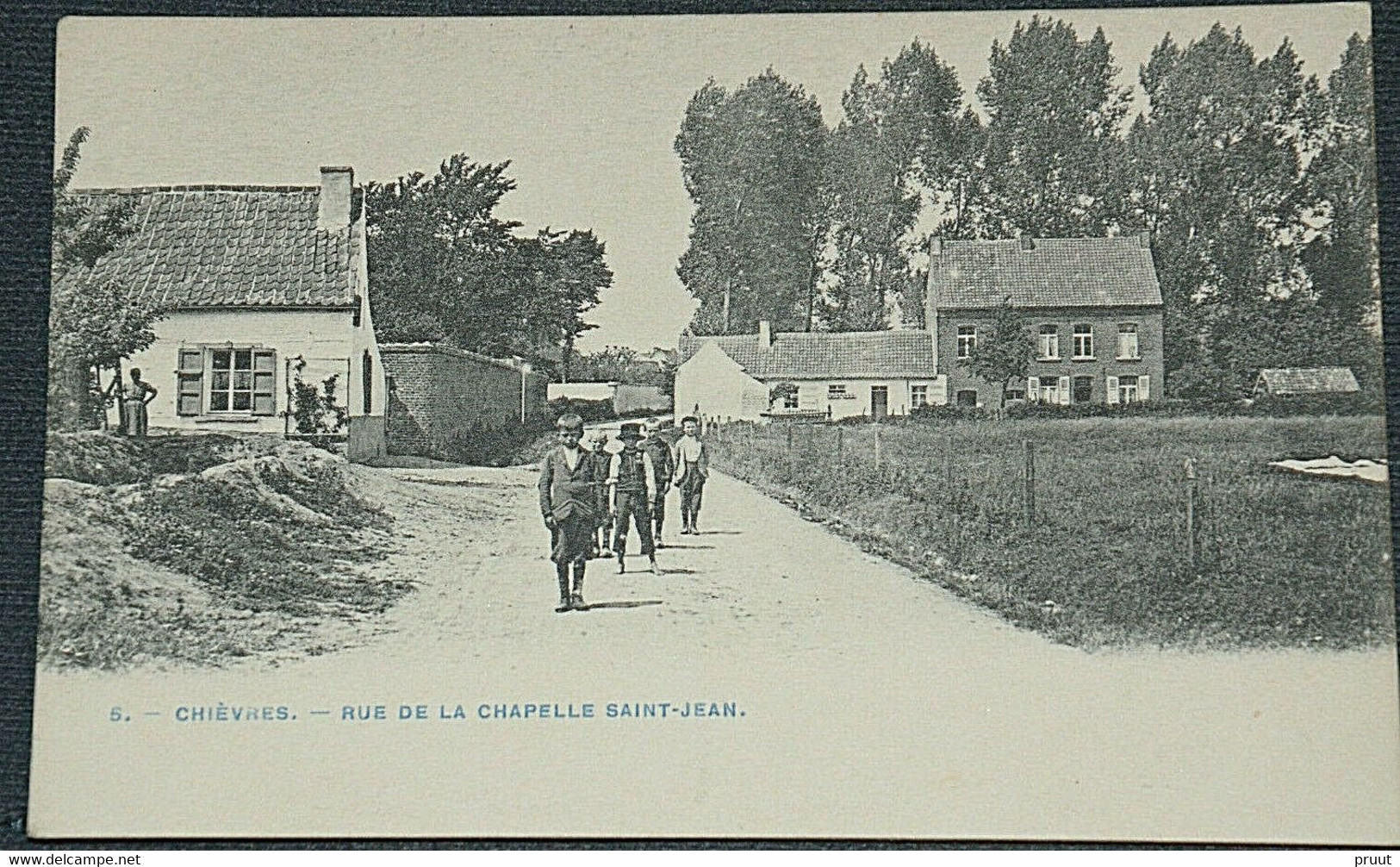 Chievres Rue De La Chapelle Saint Jean TRES RARE ENFANTS ANIMATION - Chièvres