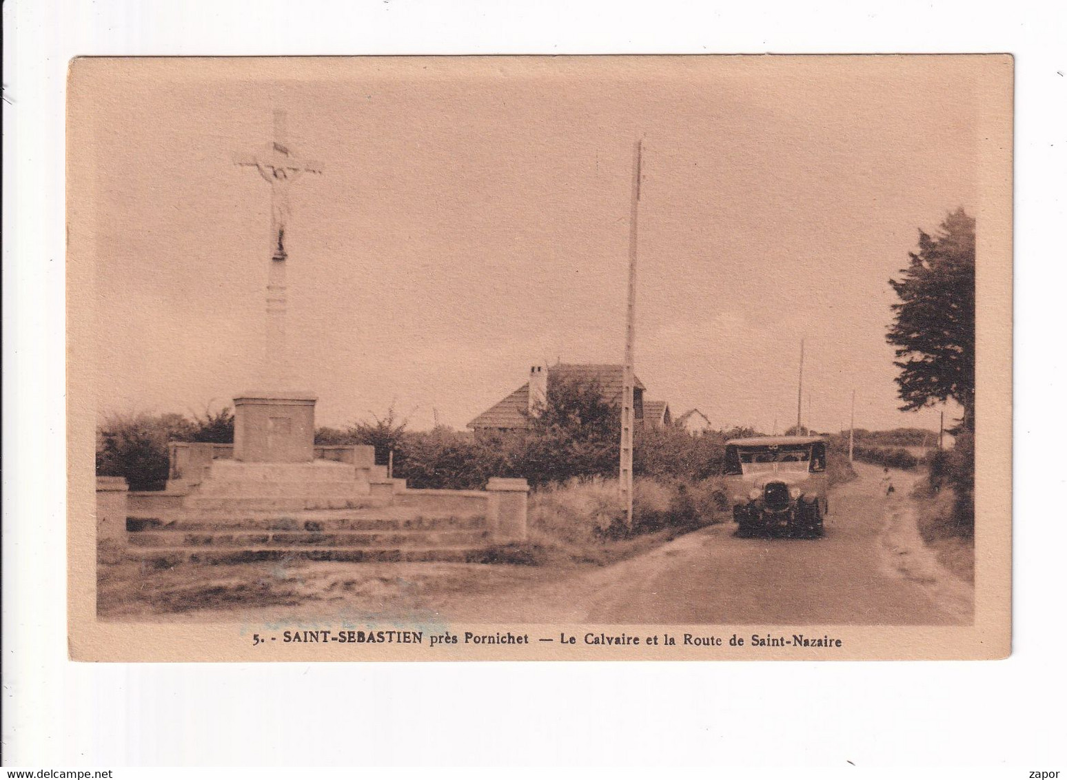 Saint-Sebastien Près Pornichet - Le Calvaire Et La Route De Saint-Nazaire - Saint-Sébastien-sur-Loire