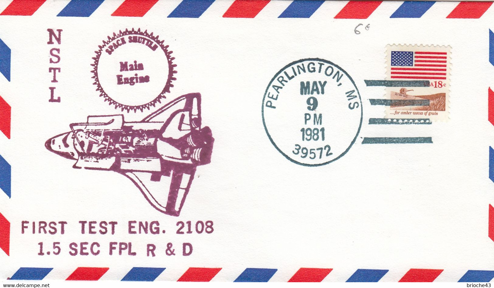 COVER US 18c - NSTL - FIRST TEST ENG. 2108 - PARLINGTON MAY 9 1981    /3 - Other & Unclassified