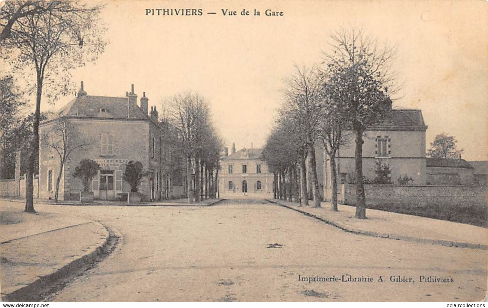 Pithiviers            45       Rue Et Vue De La Gare               (voir Scan) - Autres & Non Classés