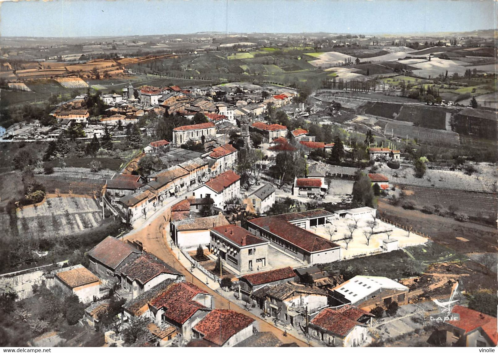 P-FL-M-22-2115 : VUE AERIENNE DE MOLIERES - Molieres