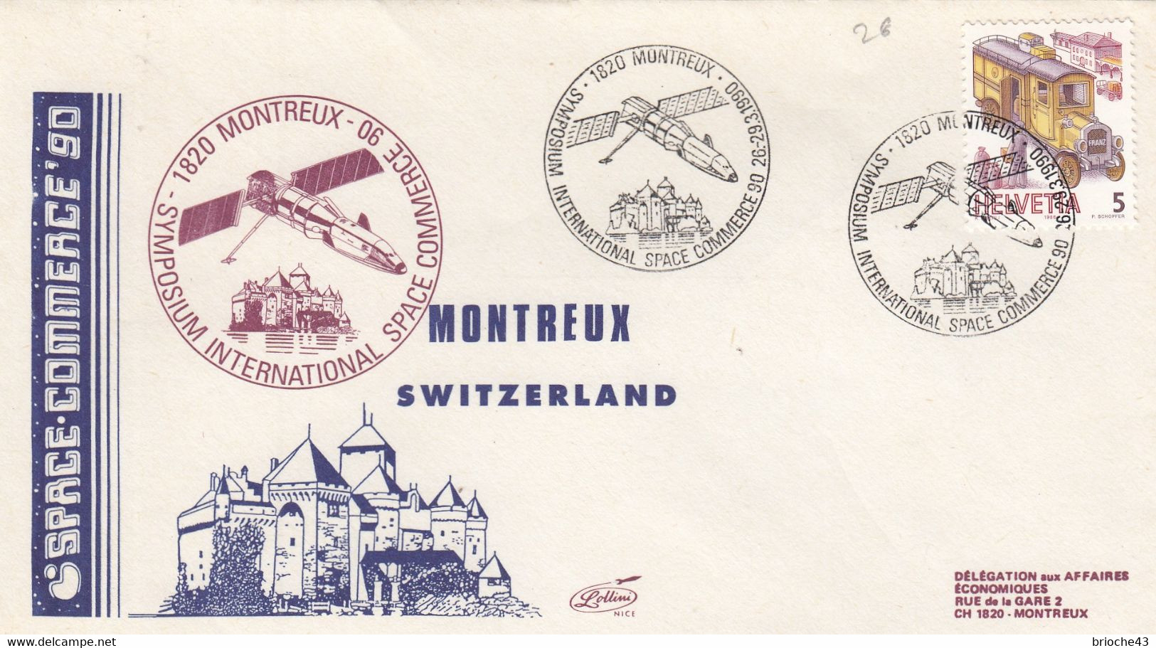 SPACE COMMERCE 90 - MONTREUX SWITZERLAND 26-29.3.1990  /4 - Other & Unclassified