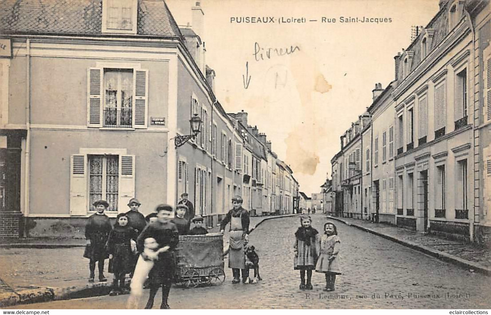 Puiseaux             45         Rue Saint-Jacques  Livreur Ambulant     (voir Scan) - Puiseaux