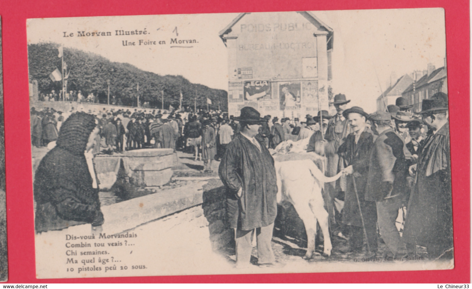 58 - MORVAN --Une Foire---Dis-voua Morvandais............ - Kirmes