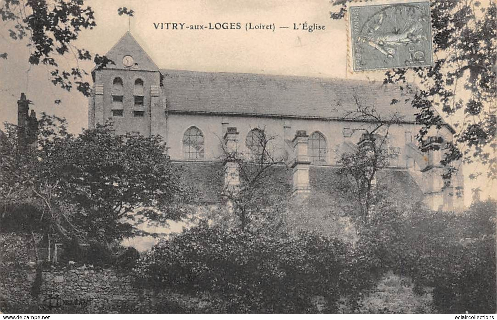 Vitry-aux-Loges             45        L'Eglise          (voir Scan) - Autres & Non Classés