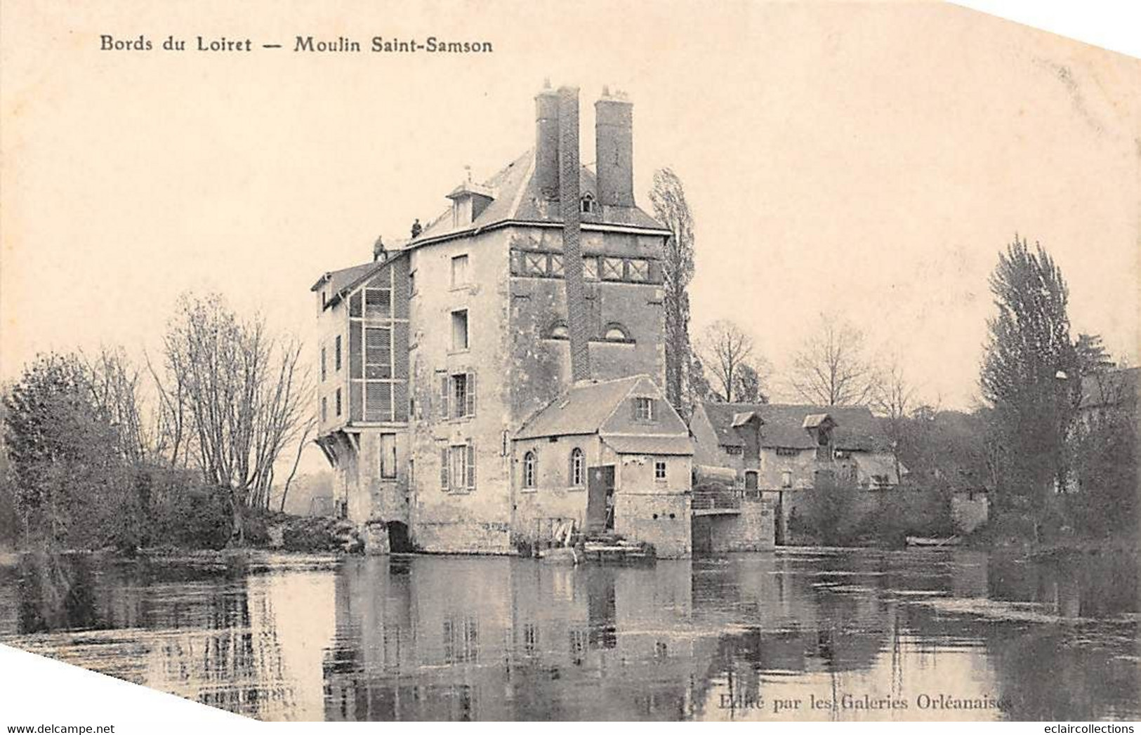 Olivet           45            Bords Du Loiret.  Moulins Saint-Samson   - 3 -     Décollée     (voir Scan) - Autres & Non Classés