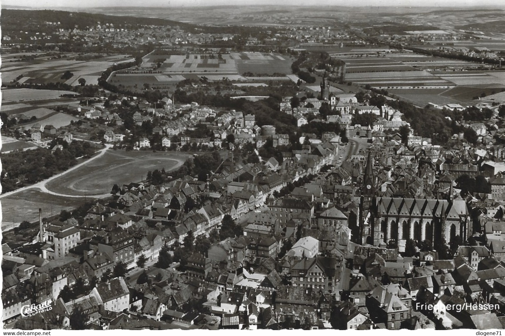 Friedberg/Hessen Fliegeraufnahme - Friedberg