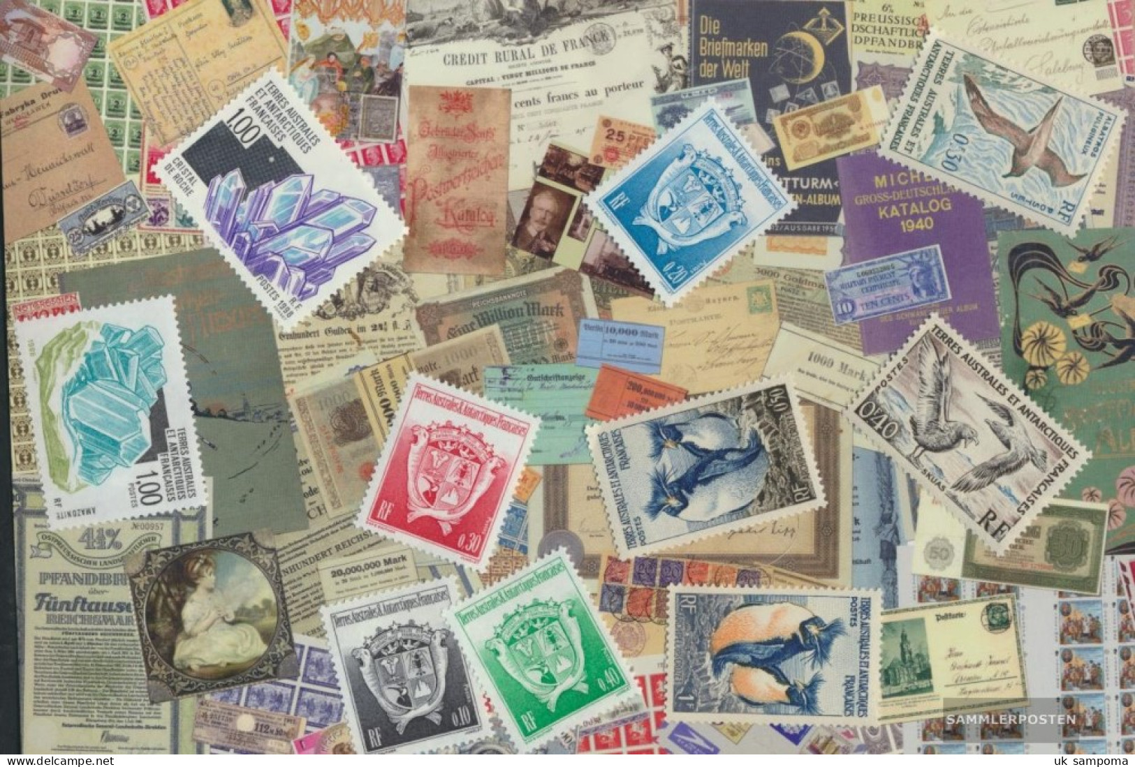 Französ. Areas Antarctica 10 Different Stamps  French South- And Antarktisgebiete - Collections, Lots & Séries