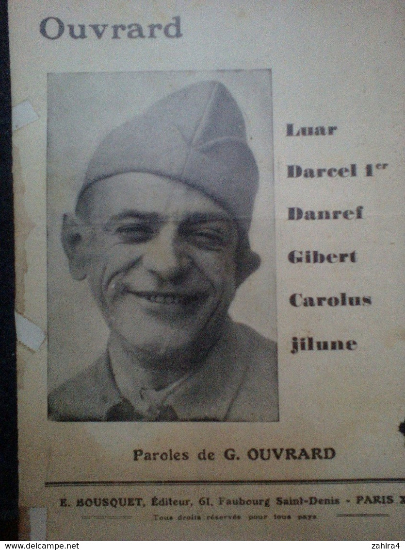 Lettre Des Vieux Monologue Comique Ouvrard Luar Darcel 1er Danref Gibert Carolus Jilune Paroles G Ouvrard - E Bousquet - Partitions Musicales Anciennes