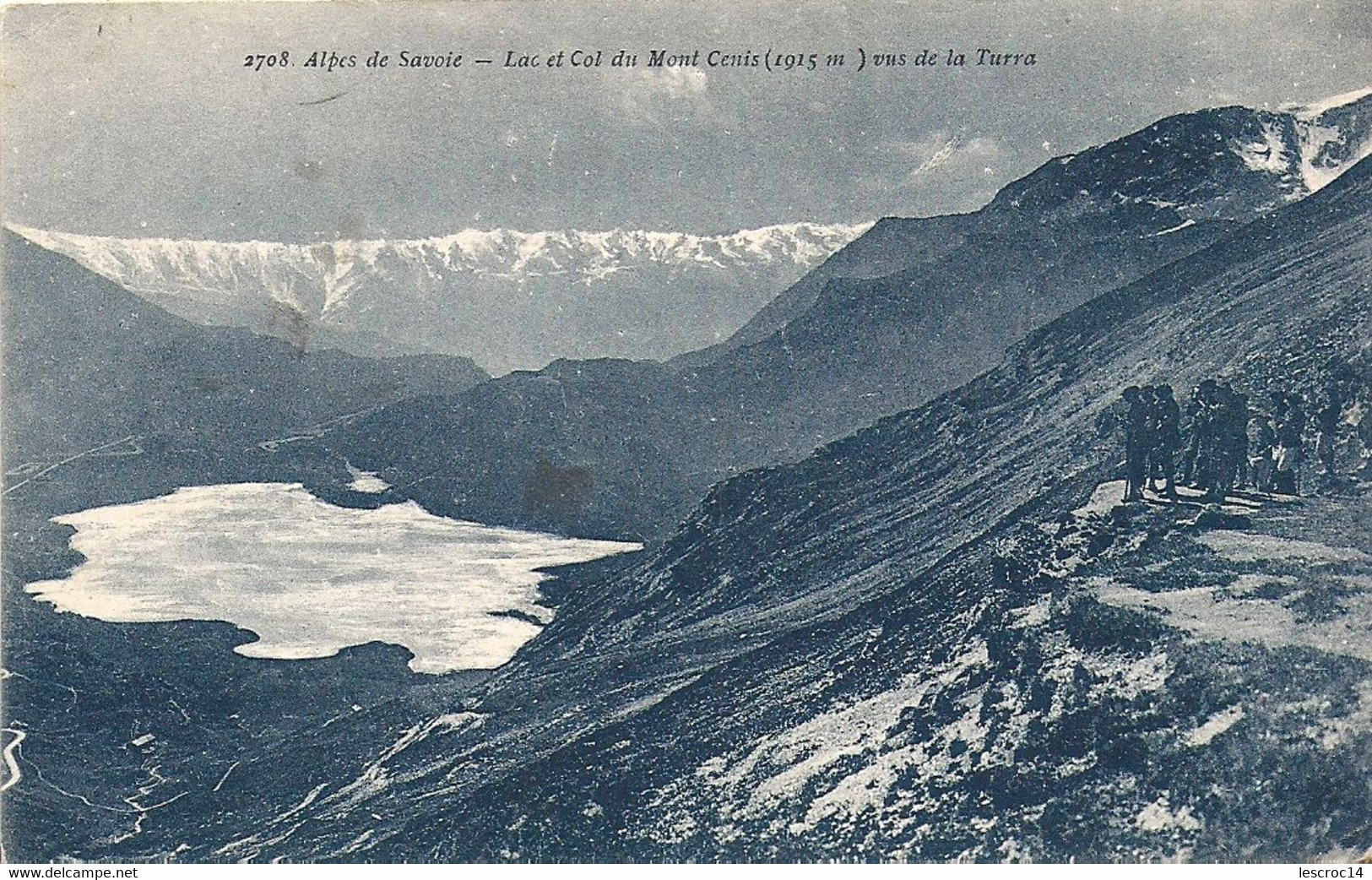 ALPES DE SAVOIE Lac Et Col Du Mont Cenis Vue De La Turra N°2708 Coll La Plus Belle F De Migiau Chambery 1920 - Val Cenis