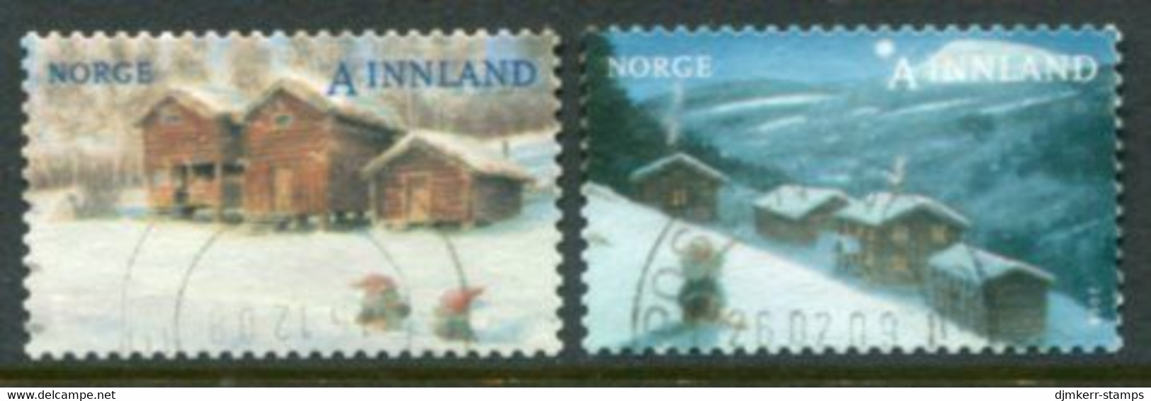 NORWAY 2008 Christmas  Used.  Michel 1669-70 - Usati