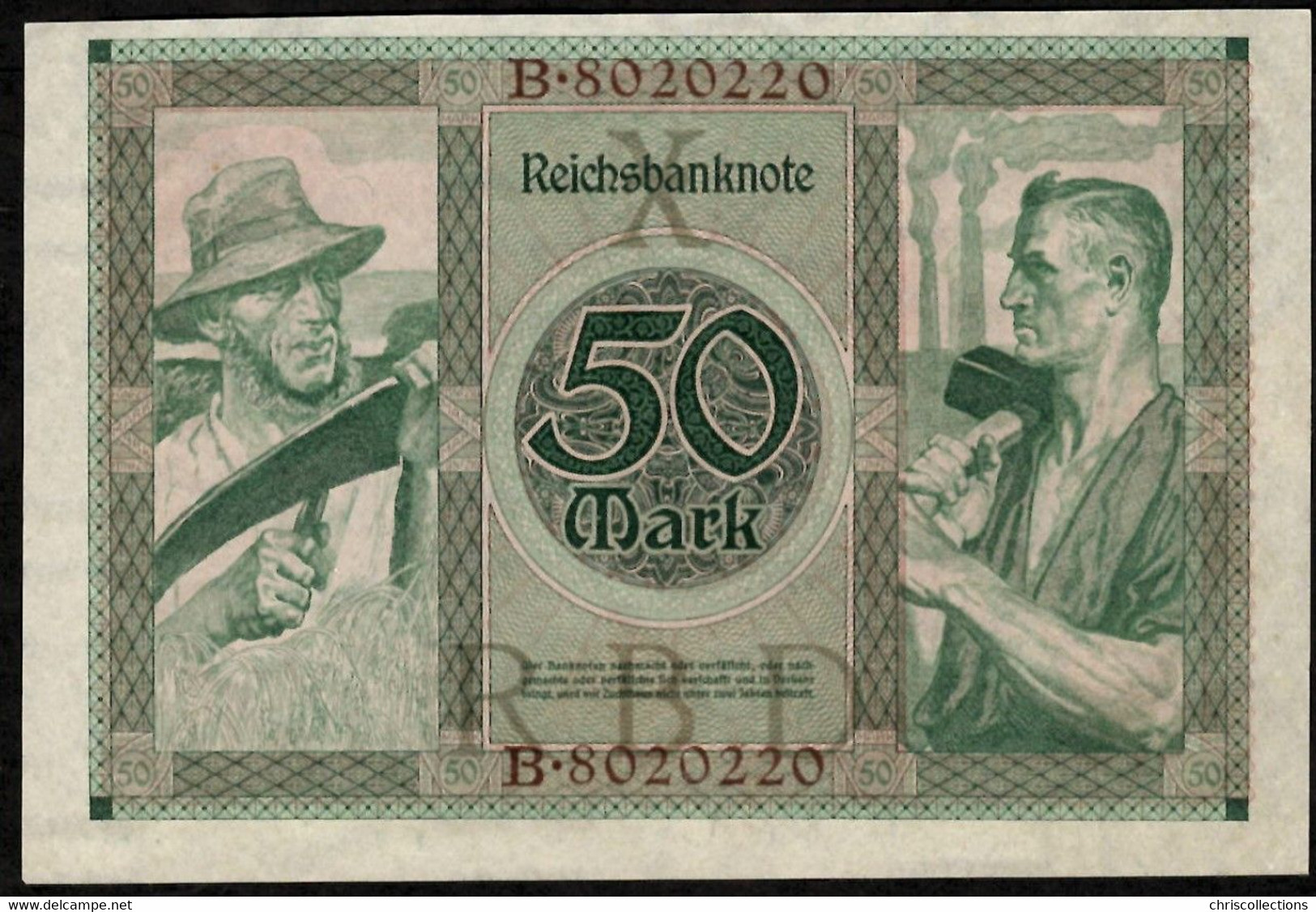 ALLEMAGNE - 50 Mark -  Berlin 3.7.1920 - Reichsbanknote - Sup - 50 Mark