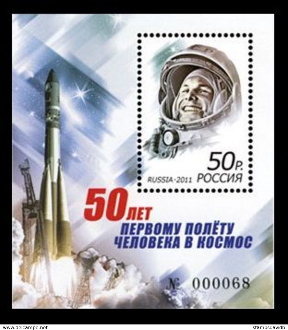 2011 Russia 1700/B145 50 Years Of The First Manned Flight Into Space 6,50 € - Unused Stamps