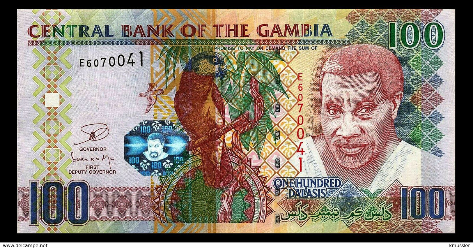 # # # Banknote Gambia 100 Dalasi 2006 UNC- # # # - Gambia