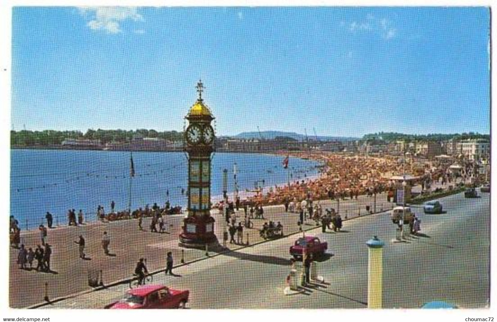 (Royaume-Uni) Angleterre Dorset 006, Weymouth, Jubilee Clock, Esplanade And Beach - Weymouth