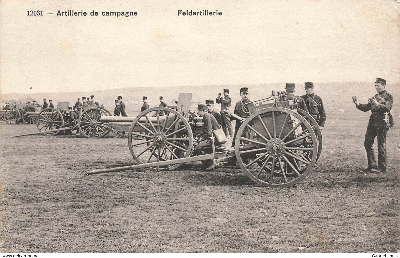 Schweizer Armee - Armée Suisse -Artillerie De Campagne Feldartillerie - Canon - Sonstige & Ohne Zuordnung