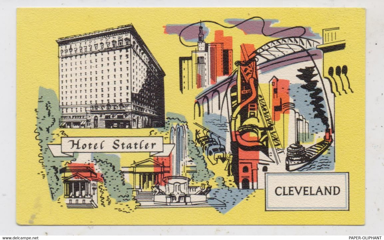 USA - OHIO - CLEVELAND, Hotel Statler - Cleveland