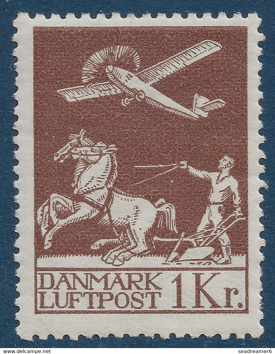 Danemark Poste Aerienne N°4* & 5* Frais & TTB - Luftpost