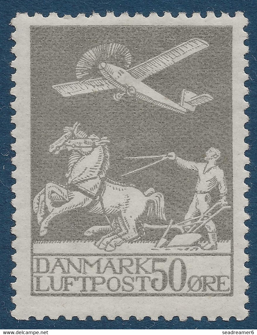 Danemark Poste Aerienne N°4* & 5* Frais & TTB - Luftpost