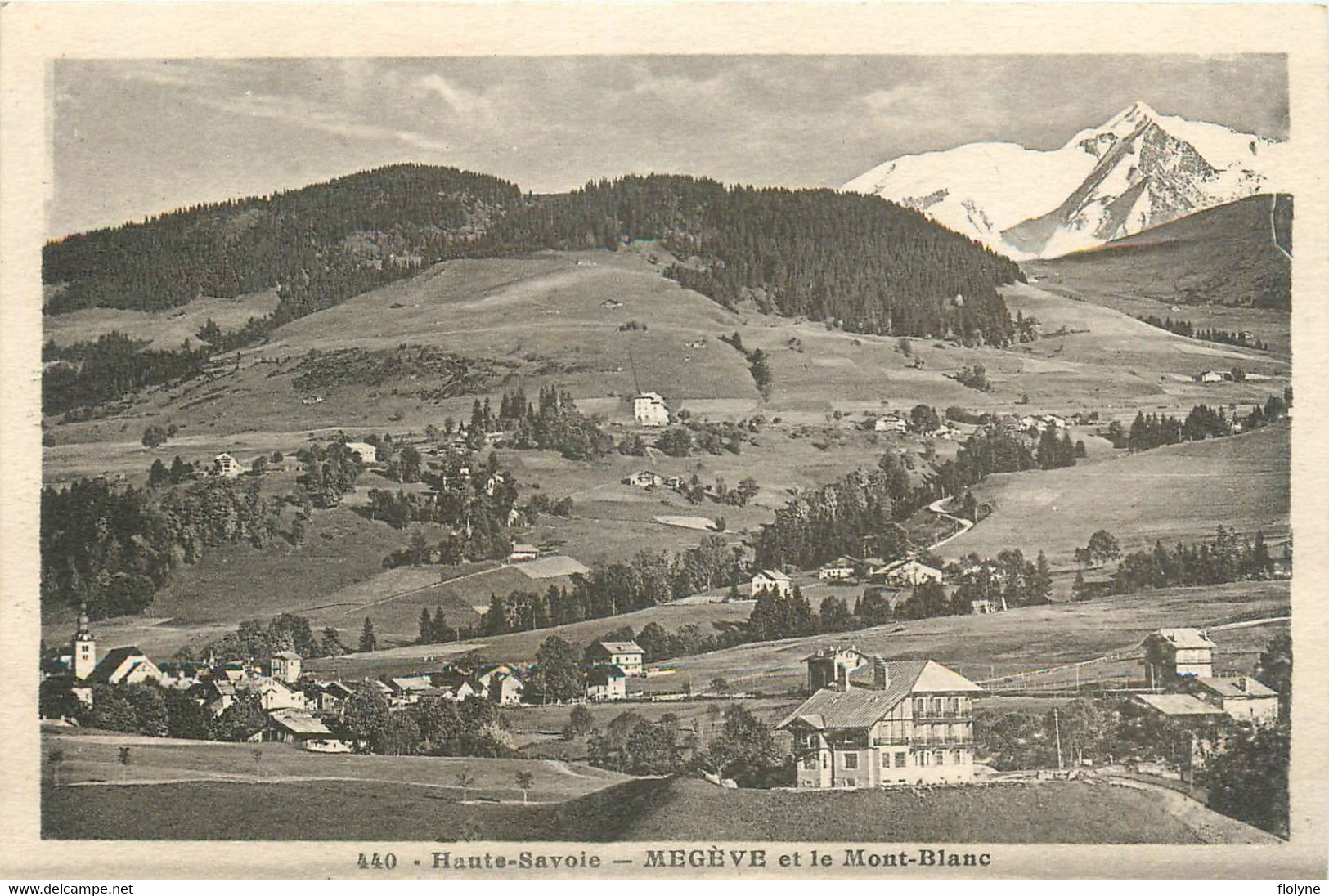 Megève - Vue Sur Le Village Et Le Mont Blanc - Megève