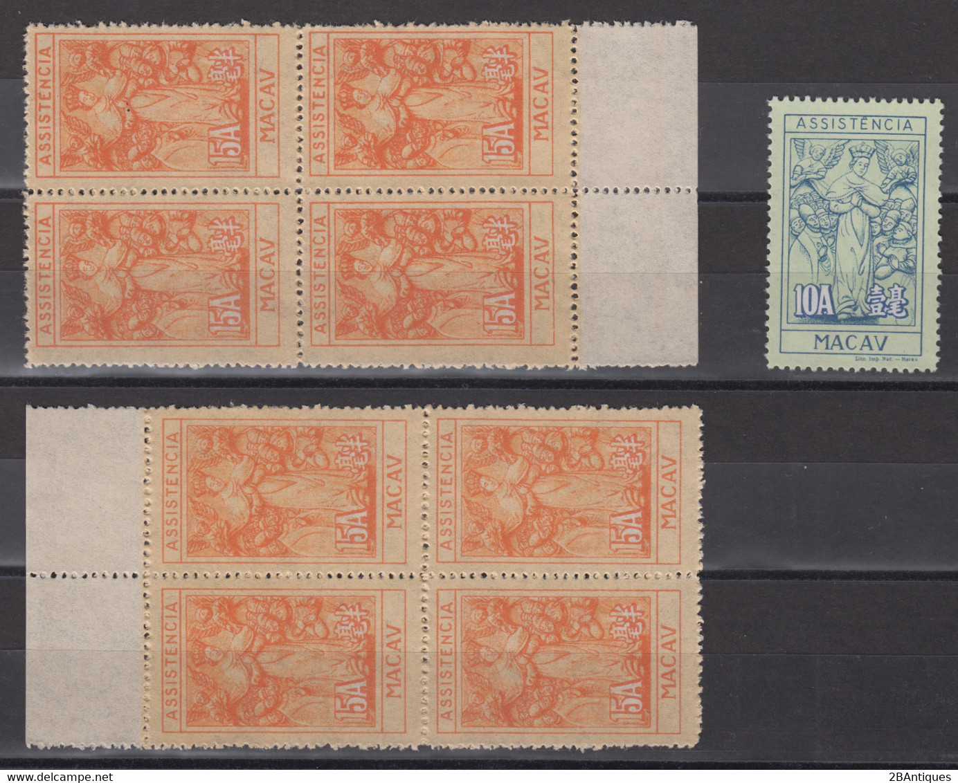 MACAU 1945-1981 - 54 Tax Stamps MNH** MNGAI 5 Scans! 54 Stamps! - Other & Unclassified