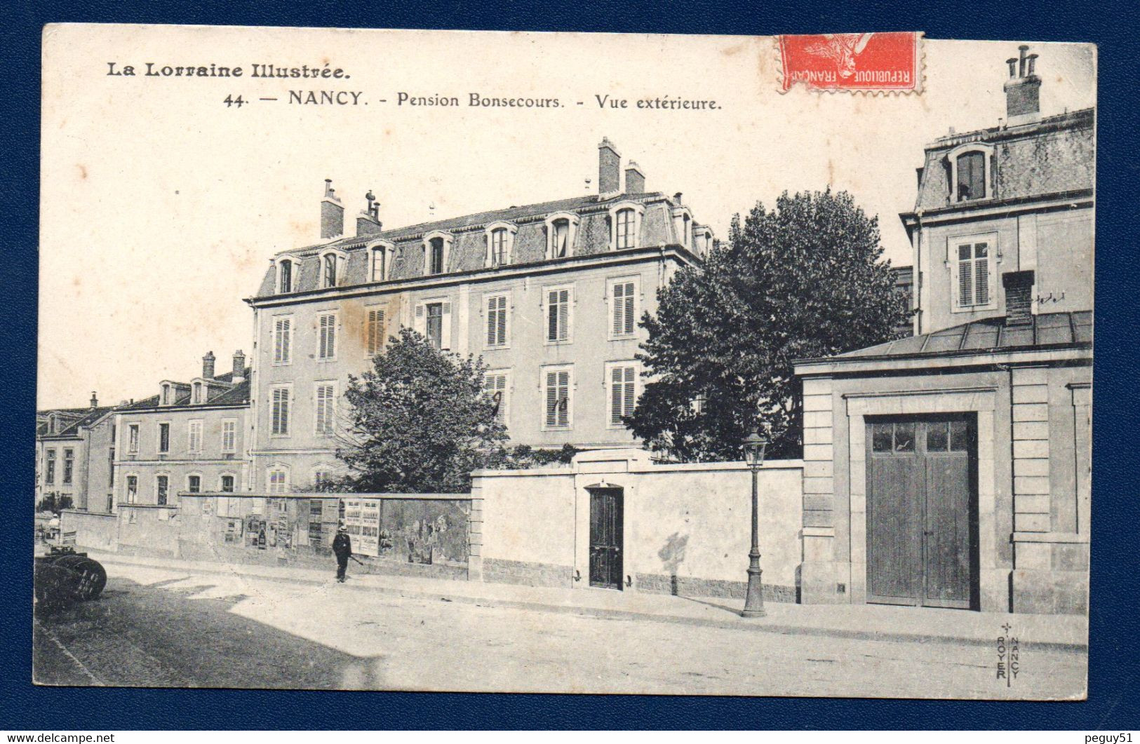 54. Nancy. Pension Bonsecours, Rue De La Prairie. 1908 - Nancy