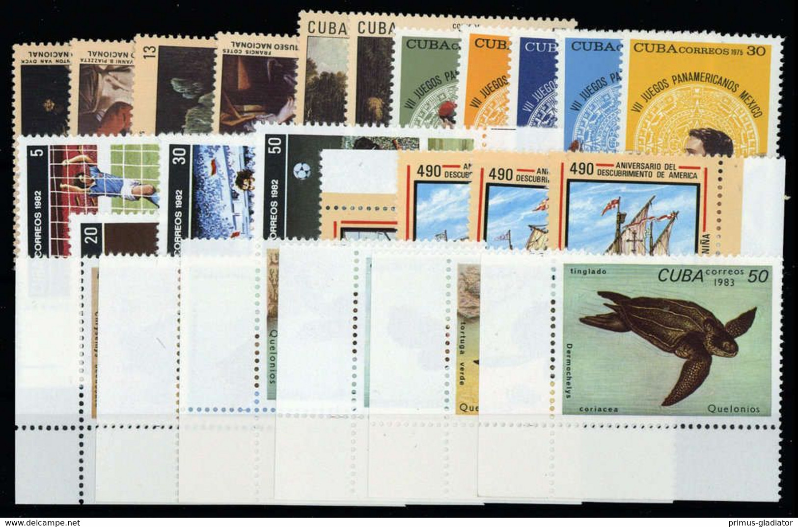 1975, Cuba, 2072-76 U.a., ** - Other & Unclassified