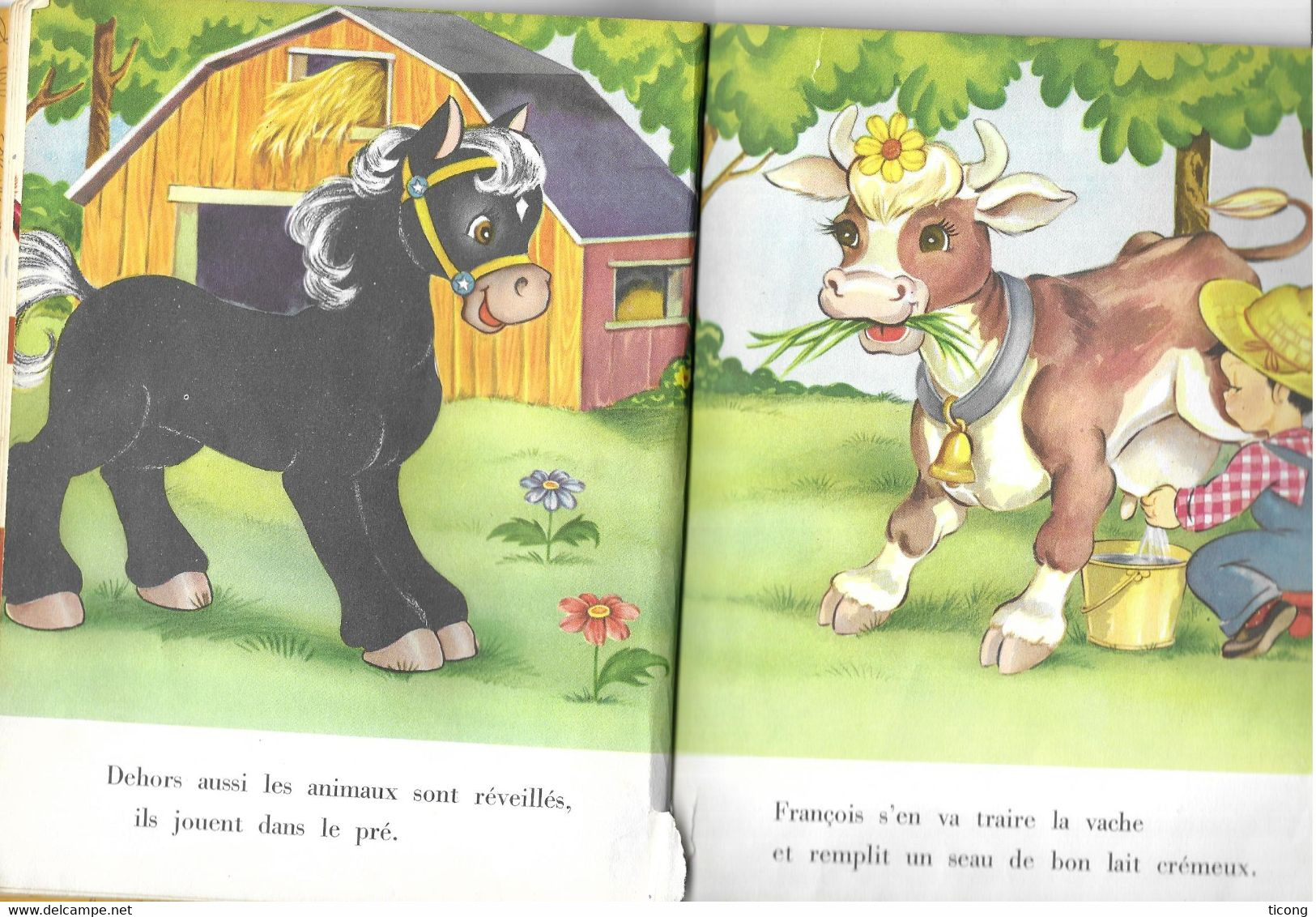 UN PETIT LIVRE D OR EDITION DES DEUX COQ D OR  - FRANCOIS S AMUSE DE WRIGHT, ILLUSTRATIONS J L MYERS, 1ERE EDITION 1958 - Hachette