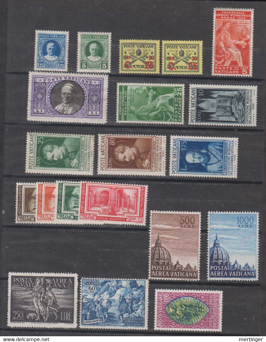 Vatikan Vatican Collection 1929-55 * Mint - Sammlungen