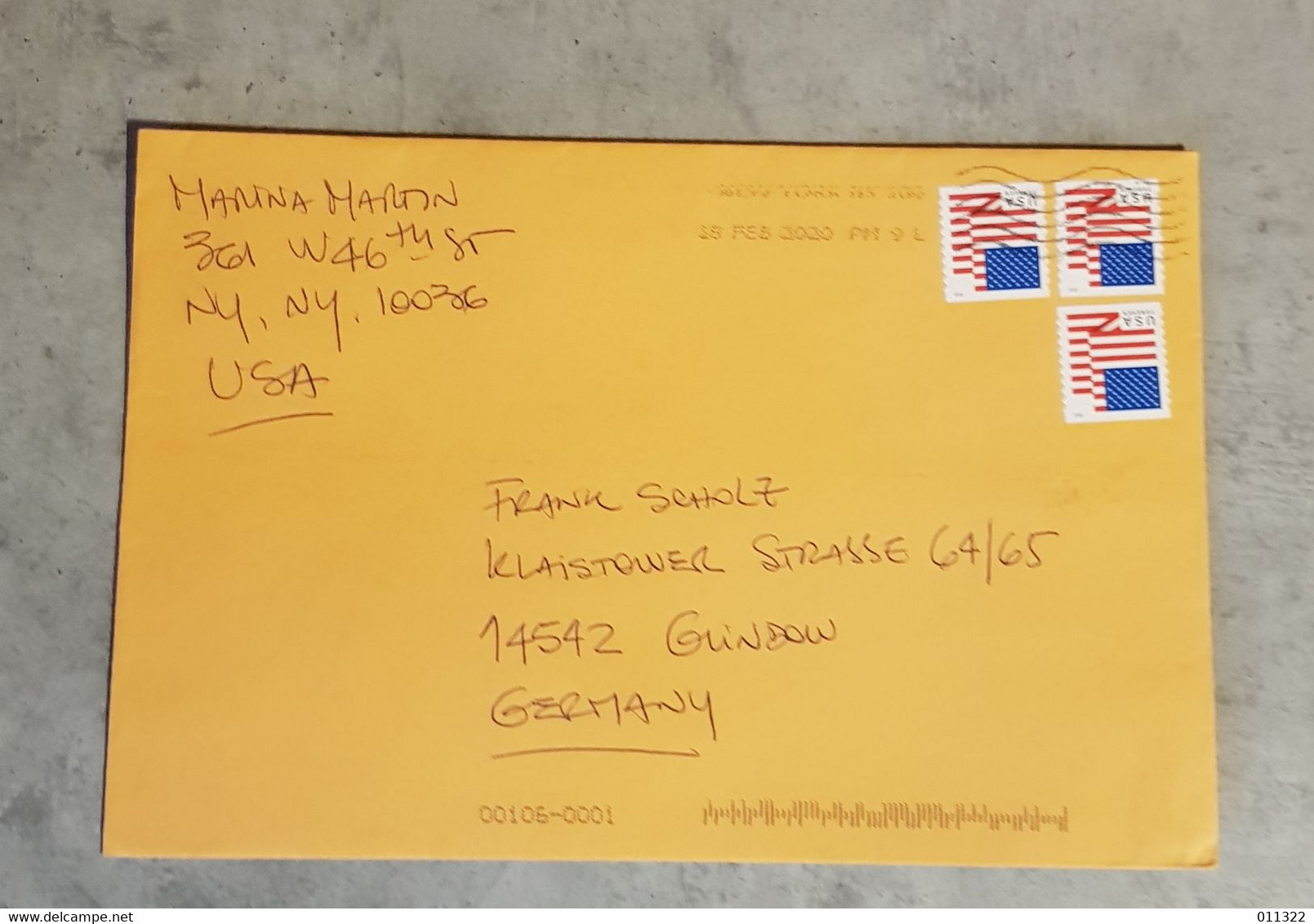 U.S.A. COVER CIRCULED SEND TO GERMANY - Other & Unclassified