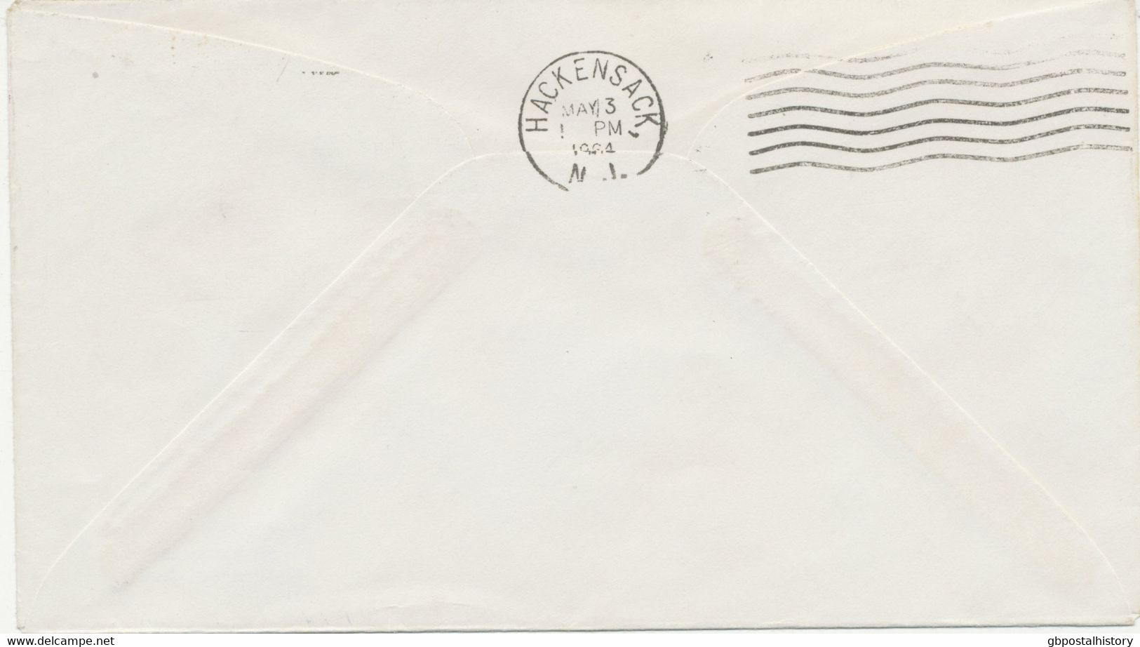 1964 5C George Washington (1732-1799), 1st President Superb Cover W Special Handstamp MAVWOOD, N.J. / MAYWOOD CELEBRATES - Storia Postale